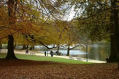 The Bois de la Cambre in the autumn