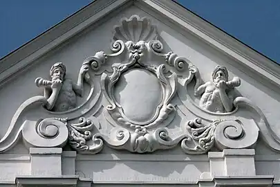 Detail of the facade