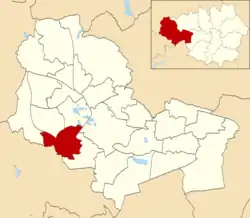 Bryn ward within Wigan Metropolitan Borough Council