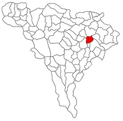 Location in Alba County