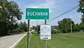 Buchanan community sign.