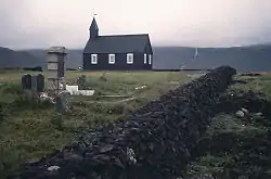 Church near Búðir, August 1989