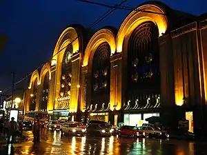 Carlos Gardel station is located under the Abasto de Buenos Aires, one of Buenos Aires' most prominent landmarks