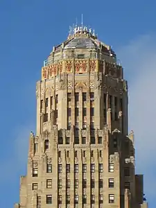 Buffalo City Hall in Buffalo, New York, Dietel, Wade & Jones, 1931
