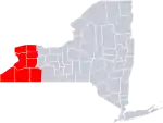 Buffalo Niagara Region within New York State