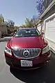 Front of a 2nd generation Buick LaCrosse, showing re-introduced venti-ports.