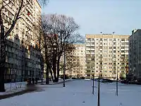 Typical inner yard in Ziepniekkalns