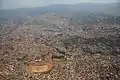 Aerial view of Bukavu, 2015