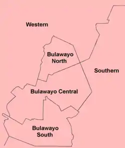 Constituencies in Bulawayo.