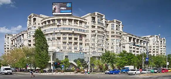 Apartment blocks on Unirii Boulevard (1980s)