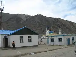 Mosque in Bulgan, Bayan-Ölgii Province, a province inhabited predominantly by Kazakh Muslims.