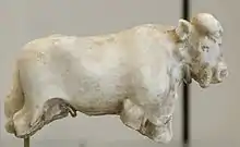 Bull sculpture, Jemdet Nasr period, c. 3000 BC