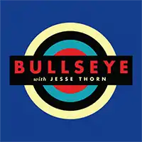 Logo showing concentric colored circles and the text "Bullseye with Jesse Thorn"