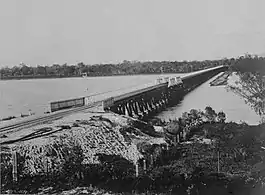 Photo of Bunbury Bridge in East Perth circa 1930