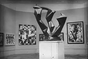 A Rudolf Belling sculpture exhibited in 1929