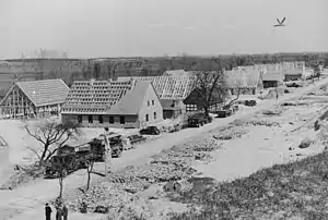Newly built village in Reichsgau Wartheland