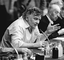 Erik Neutsch (centre) with Jürgen Kuczynski (1981)