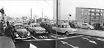 Border crossing at Sonnenallee, 1964