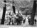 1976: Children on a "carriage ride" in the  Friedrichshain public park (Berlin)