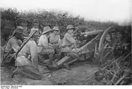 Germans and Askari during the East African Campaign