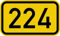 Bundesstraße 224 number.svg