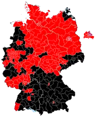 Constituency results, 1998