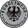 Bundeswehr registration seal with the Bundesadler