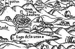 Image 13A 16th century depiction of Vrana monastery, seat of John of Palisna. (from History of Croatia)