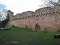 Late medieval dividing wall