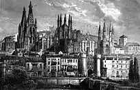 Burgos by Adolphe Rouargue and Émile Rouargue, c. 1850