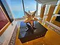 Golden star inside Burj Al Arab hotel