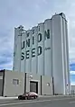 Grain elevator on US Route 30, on the west side of the city.