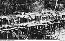 Bridge building at Konkoita (1943)