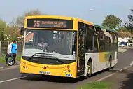 Webberbus MCV Evolution 2 bodied Volvo B7RLE in Burnham-on-Sea in May 2014