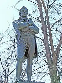 Burns statue in Victoria Park, Halifax, Nova Scotia