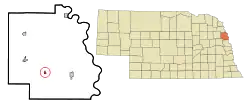 Location of Craig, Nebraska