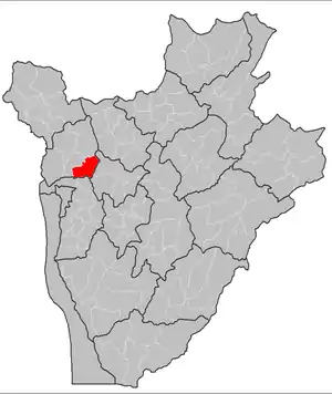 Commune of Rugazi in Burundi