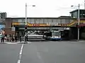 View of the underbridge crossing Burwood Rd, Burwood, NSW