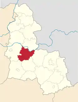 Raion location in Sumy Oblast
