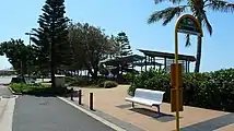 Bus stop on The Esplanade