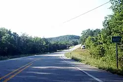 Sign for Busch on US 62