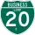 Business Interstate 20-E marker