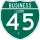 Business Interstate 45-J marker