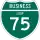 Business Loop Interstate 75 marker