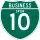 Interstate 10 Business Spur marker