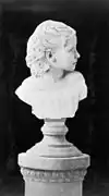 Bust of a young girl. c. 1882