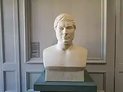 Bust of Jean-François Champollion.