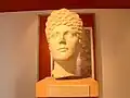 Bust of a woman at Milreu's interpretation centre