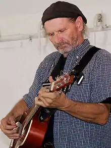 Hancock performing at the 2011 Texas Book Festival