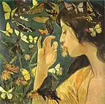 Butterflies (1904) by Fujishima Takeji (private collection)